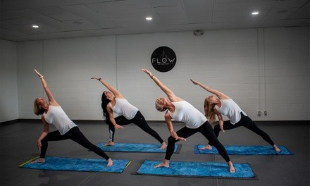 $35 for Unlimited Yoga Classes for One Month at Flow Hot Yoga Studio ($59 Value)