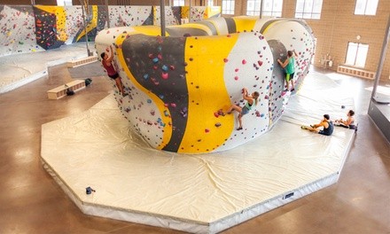 One Day Pass for One or Two Adults with Shoe Rental at Momentum Indoor Climbing (51% Off)