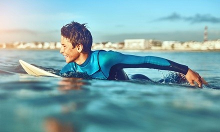 Surf Lesson for One, Two, or Three People at Pura Vida Surf School (Up to 28% Off). Four Options Available.