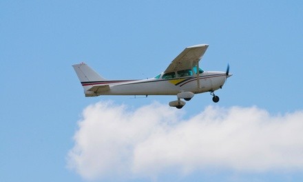 $135 for Fixed-Wing Flying Lesson with Flight and Ground School at Riverside Flight Academy ($200 Value)