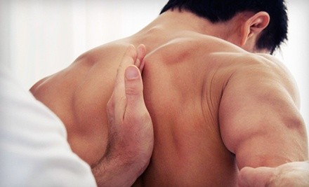 Full Chiropractic Visit 30-Min Deep-Tissue, Swedish or Sports Massage at Silver Chiropractic Centre (91% Off)