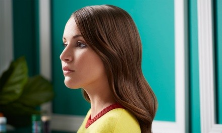 Full Color or Root Touch-Up, Haircut, and Blow-Dry at Bella Vita Salon and Med Spa (Up to 40% Off)