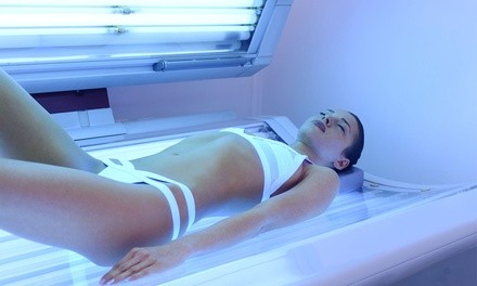 Five Sessions or Unlimited Sessions for One Month at Sunny Kisses Tanning Salon And Spa (Up to 55% Off)