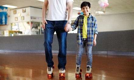 One, Three, or Six Skate Admissions with Skate Rental at Sunrise Rollerland (Up to 55% Off)