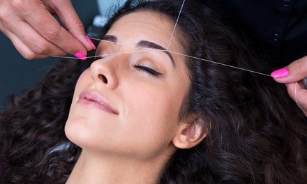 One or Three Eyebrow Threading Sessions at Luv Threading Studio (Up to 36% Off)