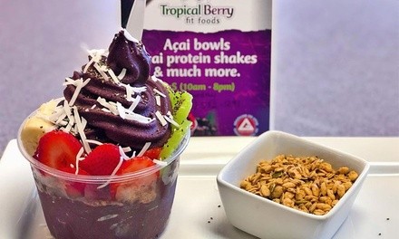 $4.90 for $7 Worth of Food and Drink for Takeout at Tropical Berry