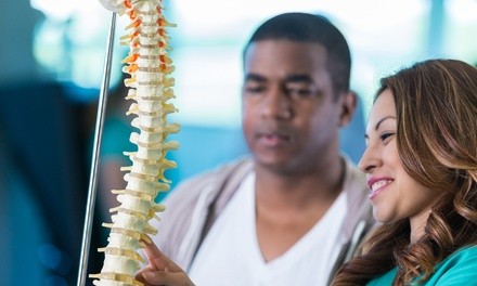 One Consultation with Exam and Adjustments with Pain Management Treatment at Family Chiropractic Plus (83% Off)