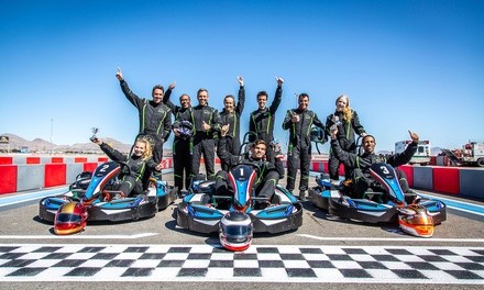 One or Two Go-Kart Races for One or Two Drivers at Vegas Superkarts (Up to 55% Off)