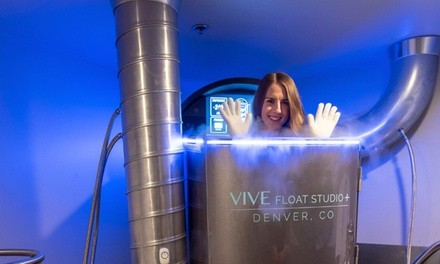 One, Two, or Three Cryotherapy Sessions at VIVE Float Studio (Up to 54% Off)