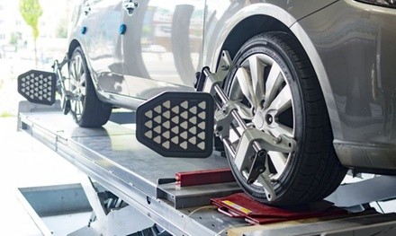 $49 for Four-Wheel Alignment with Add-Ons at Goodyear The Woodlands Complete Auto Care ($89.99 Value)