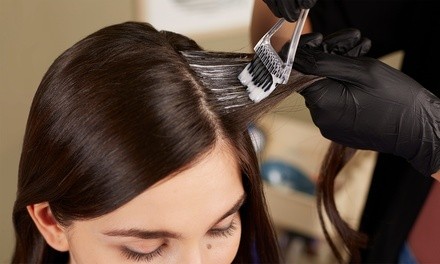 Balayage or Partial Highlights from Rachel May at Eve A Salon and Spa (Up to 52% Off)