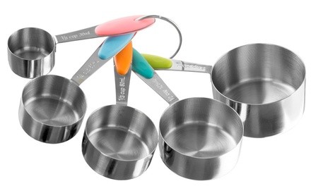 Stainless Steel Measuring Cups and Spoons By Classic Cuisine