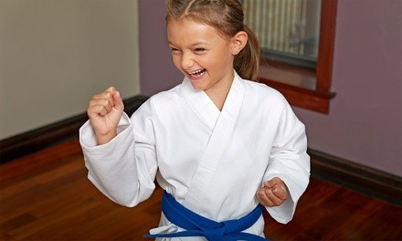 One Month of Unlimited Martial-Arts Classes with Uniform for Kids Ages 3-6 or 7-12 at The Dojo (Up to 69% Off)