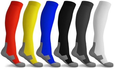 Dynamic Comfort Graduated Compression Socks for Men and Women (6-Pack)