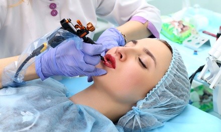 Microblading with Optional Shading or Lip Blush at Unique Eyebrow Threading Beauty Salon (Up to 74% Off)