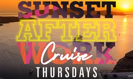 One or Two General-Admission Tickets to After Work Thursdays Mix Cruise (Up to 81% Off). 8 Options Available.  