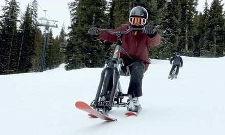 $74 for Single-Day Sno-Go Bike Rental for One at Oneup Sportz ($99 Value)