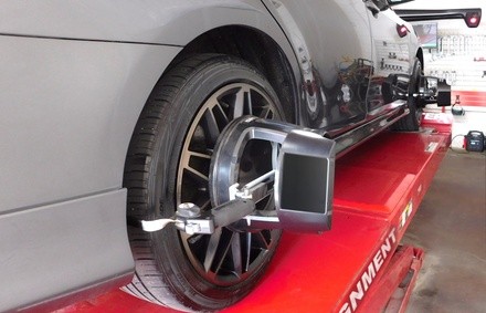 $69 for Four-Wheel Alignment, Tire Rotation, Balance, and Nitrogen Fill at RNR Tire Express ($159.99 Value)