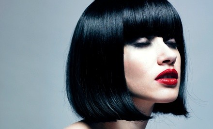 Haircut, Style, Conditioning, and Refreshment at Hair Tech Salon (Up to 51% Off).