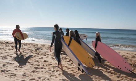 One 90-Minute Surf Lesson for One, Two, Three, or Four at One Wave Surf (Up to 41% Off)