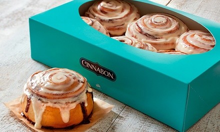 Two Four-Pack of Classic Rolls or $7 for $10 Toward Food and Drink for Takeout and Dine-In at Cinnabon