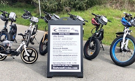 $112.50 for One-Day Motorcycle Rental at Redwood Cycles ($150 Value)