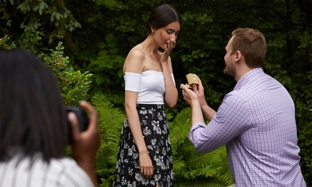 30- or 60-Minute On-Location Engagement Photo Shoot by Captured By ION Love Photography (Up to 60% Off)