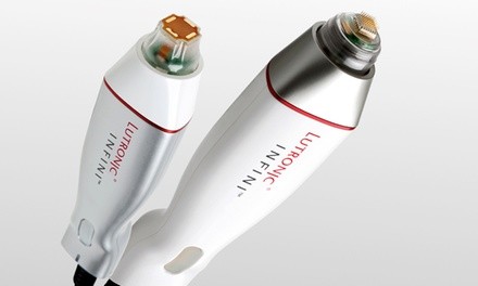 Aquagold or Infini RF Microneedling w/  Hyaluronic Acid at Manhattan Medspa (Up to 62% Off). 2 Options