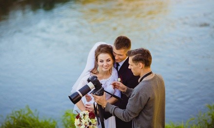 One- or Two-Hour Engagement or Wedding Photo Shoot with Five Prints from MoBo Photo & Video (Up to 57% Off)