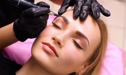 One Ombre or 3D Combination Eyebrows Session with Touchup at LE Permanent Cosmetics (Up to 59% Off)