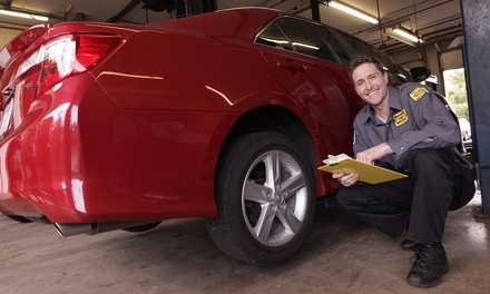 Four-Wheel Alignment at Precision Tune Auto Care (Up to 54% Off). Three Options Available. 