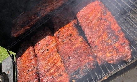 BBQ Catering Package for Up to 25, 50, or 100 People Bone Appetit Bar-b-Que Grill (Up to 30% Off)