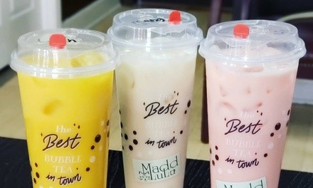 Food and Drink or Mobile Bubble Tea Cart for Private Event from Maddlulu (Up to 30% Off)