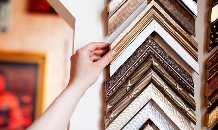 $25 for $50 or $50 for $100 Towards Custom Framing at Frames + (Up to 60% Off)