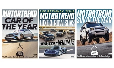 Motor Trend Magazine Subscription for 1 or 2 Years w/ 12 or 24 Issues from Motor Trend Magazine (Up to 33% Off)
