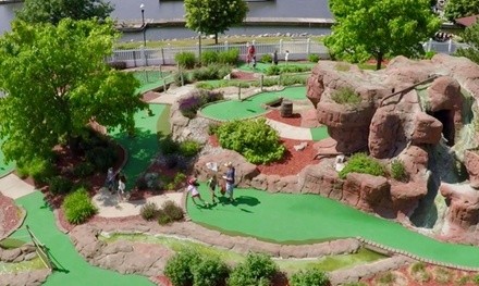 18-Hole Round of Mini Golf with Soft Serve or Ice Cream for 2, 3, or 4 at Buoy 18 Miniature Golf (Up to 35% Off)