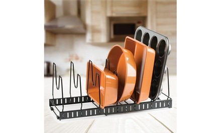 Expandable and Adjustable Kitchen Storage Rack