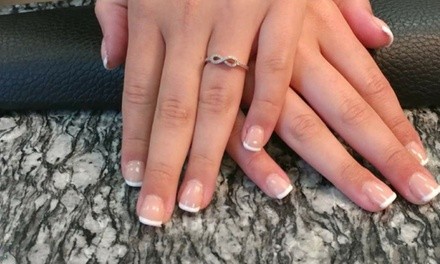 Signature Gel Manicure or Set of Apres Gel Nail Extensions at Nail Savee @ The Lash Lab (Up to 36% Off)