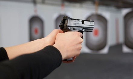 Gun-Range Package for Two or a 5- or 10-Visit Pass at Master Gunman (Up to 37% Off)