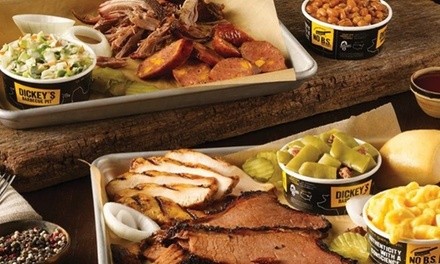 Family Pack or Menu for Takeout or Dine-In When Available at Dickey's Barbecue Pit (Up to 40% Off)