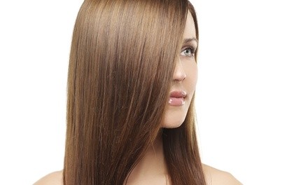 One Keratin Treatment with an Optional Haircut at London Underground Hair Salon & Spa (Up to 67% Off)