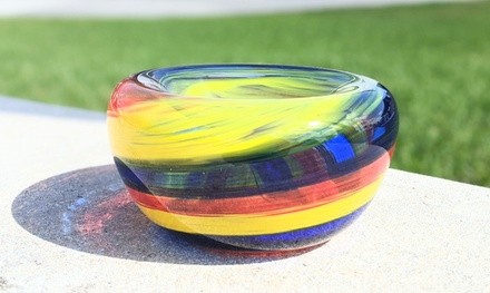 Bubble Bowl Glass-Blowing Class for One or Two at Hollywood Hot Glass (Up to 25% Off) 