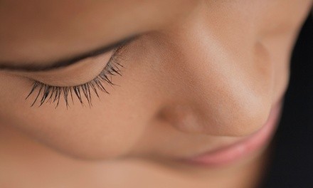 Half of Full Set of Classic Mink, Silk, or Russian Volume Eyelash Extensions (Up to 68% Off)