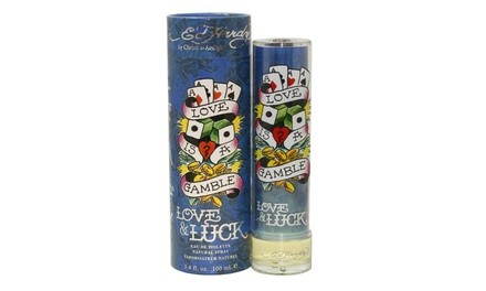 Ed Hardy Love & Luck Love Is A Gamble Eau De Toilette Spray 3.4 Oz 