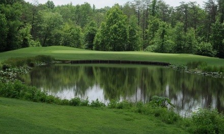 Eighteen-Hole Round of Golf for One, Two, or Four with Cart and Range Balls at Lee's Hill Golf Club (Upto25%Off)