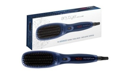 Aquage by BabylissPRO Advanced Thermal Paddle Brush with Free Round Brush