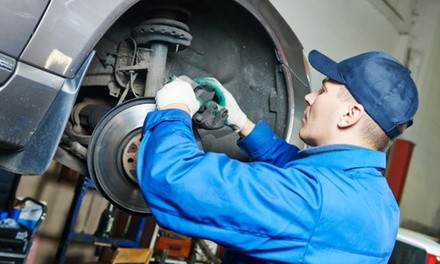 $250 for Ceramic Brake Pad Replacement at Nichols Automotive & Transmission ($449 Value)