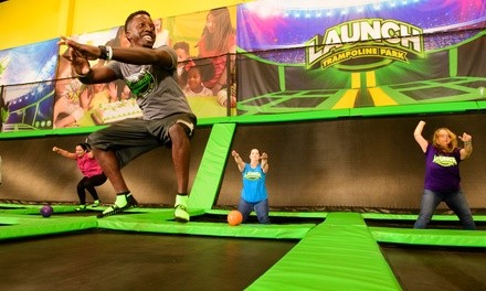 $295 for MVP Jump Party Package for Up to 12 Children at Launch Trampoline Park ($385 Value)
