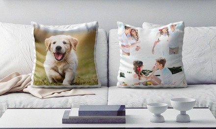 Custom Cushion Covers with Optional Pillow from CanvasOnSale (82% Off). Six Options Available.