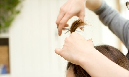 Men's or Women's Haircut, or Blowout at Ahh Hair Salon (Up to 62% Off)